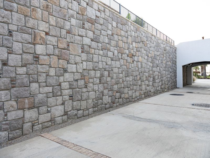 Completed Stone Wall